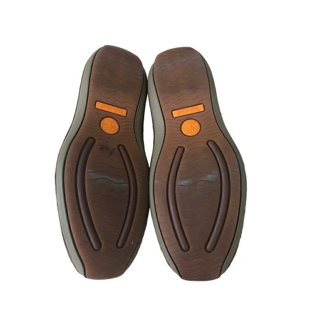 Timberland Mens 74017 Annapolis 2 Eye Premium Full Grain Leather Boat Shoes 8.5M